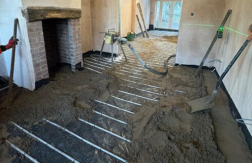 sand and cement screed